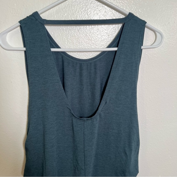 New Balance Athletic Tank Top Heathered Dark Green L - Picture 6 of 9